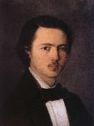 Nicolae Grigorescu Self Portrait oil painting on canvas